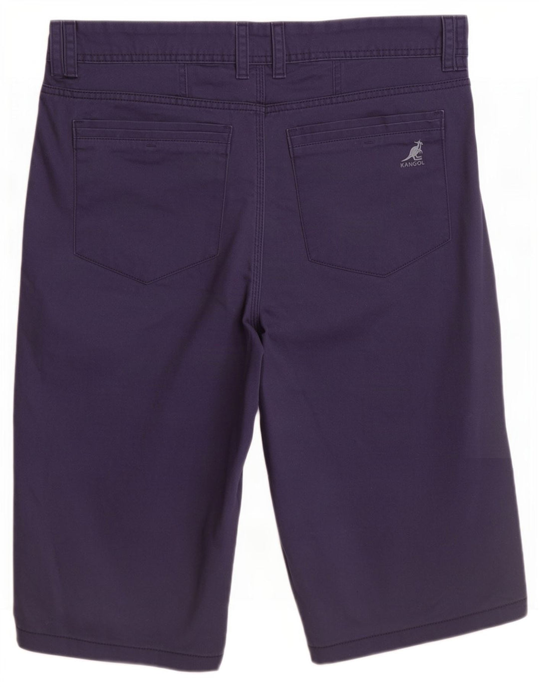 Kangol Short Chino Homme Moyen W32 Bleu Marine Coton