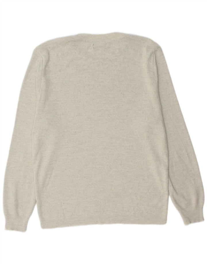 Zara Pull ras du cou pour homme XL Gris