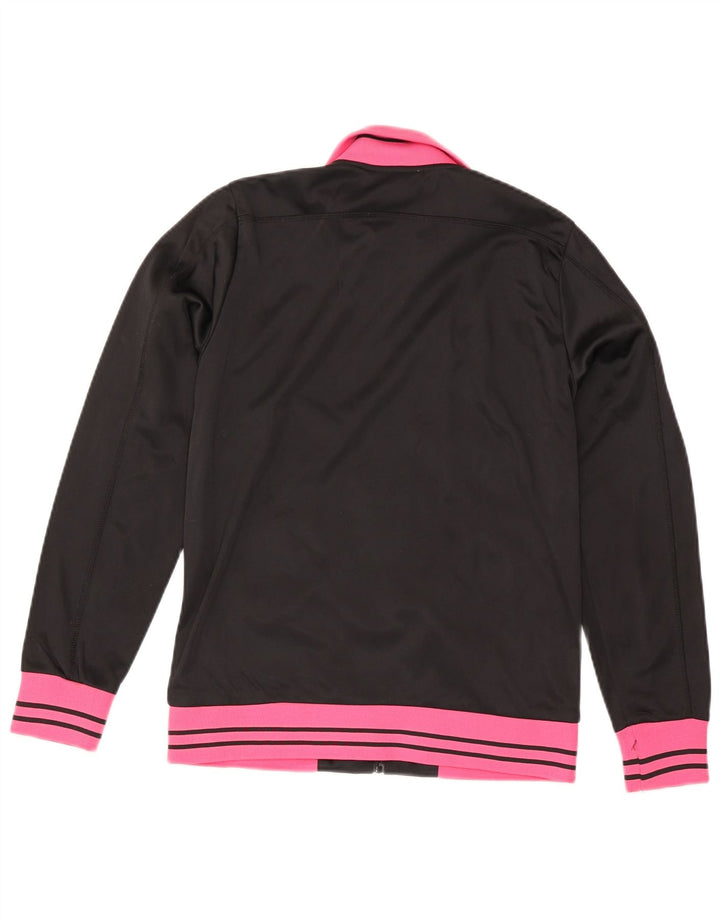LOTTO Veste de survêtement pour femme UK 14 Large Noir Colourblock Polyester