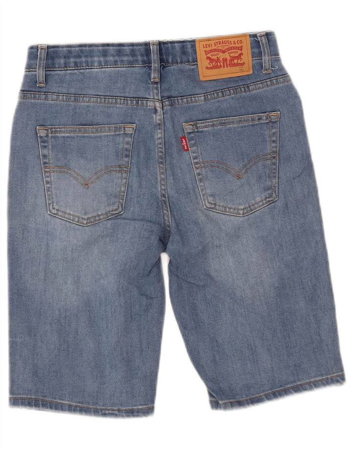 LEVI'S Short en Jean Fille 13-14 ans W26 Bleu Coton