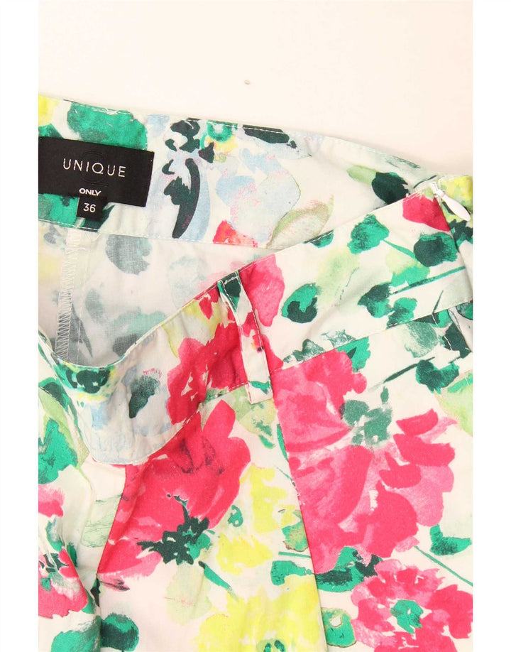 Only Short décontracté pour femme EU 36 Small W28 Multicolore Floral