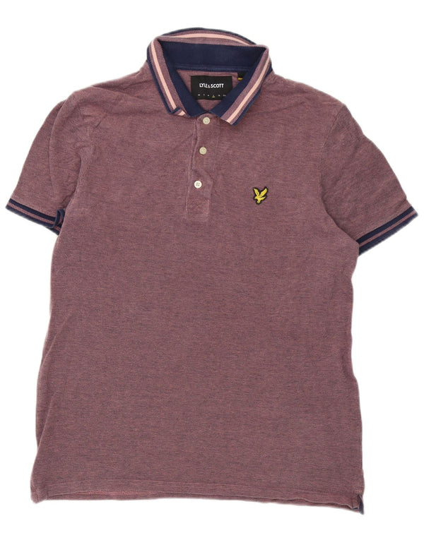 Lyle & Scott Polo Homme Large Rose Coton