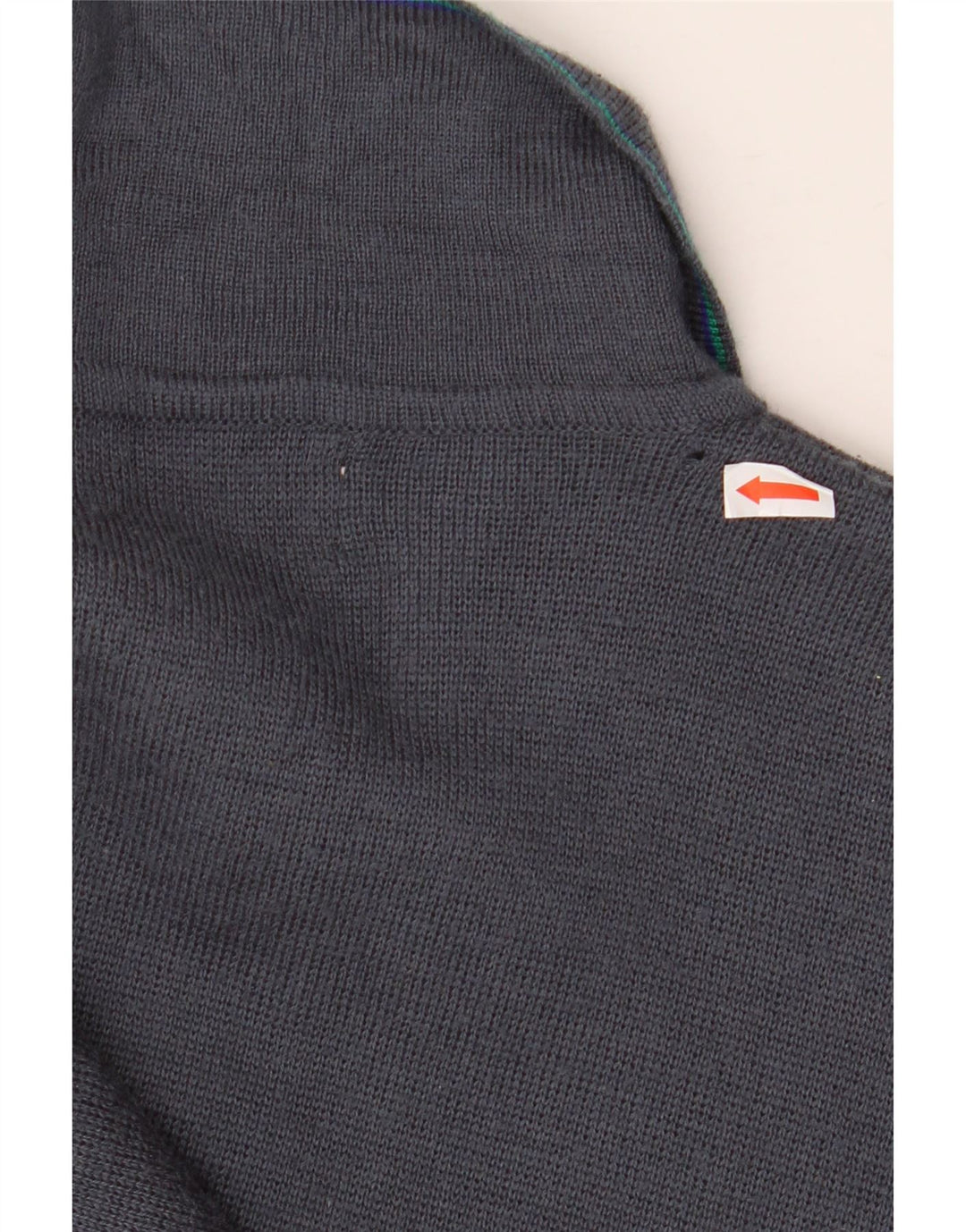 SETTEBELLO Pull à col polo pour homme en laine color block gris Taille L