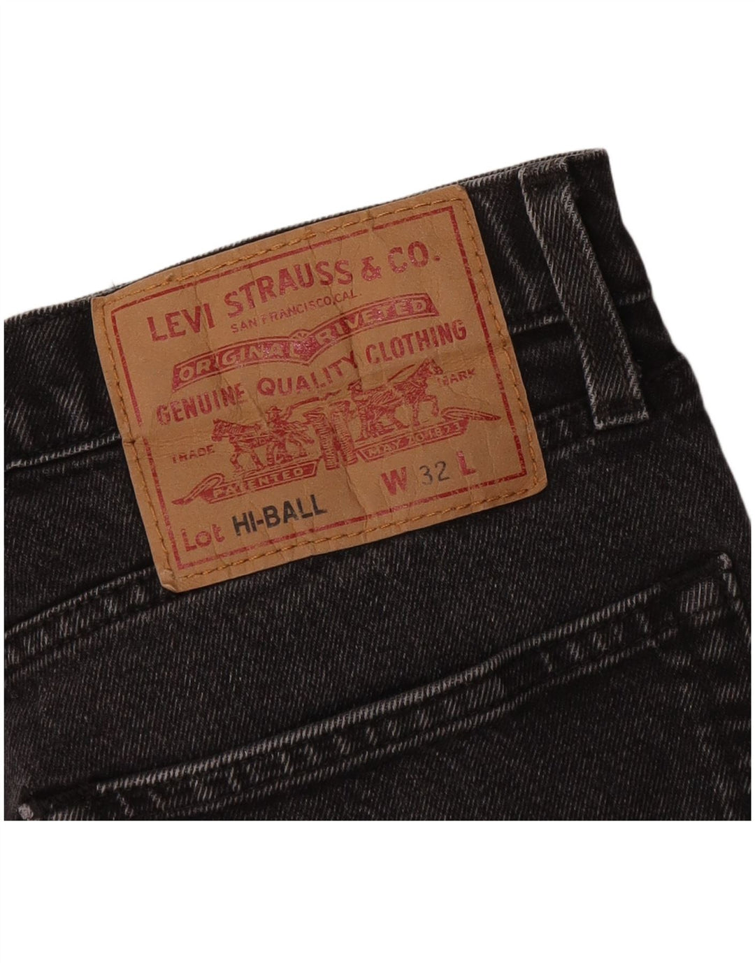 Levi's Jean Droit Hi-Ball Homme W32 L26 Noir