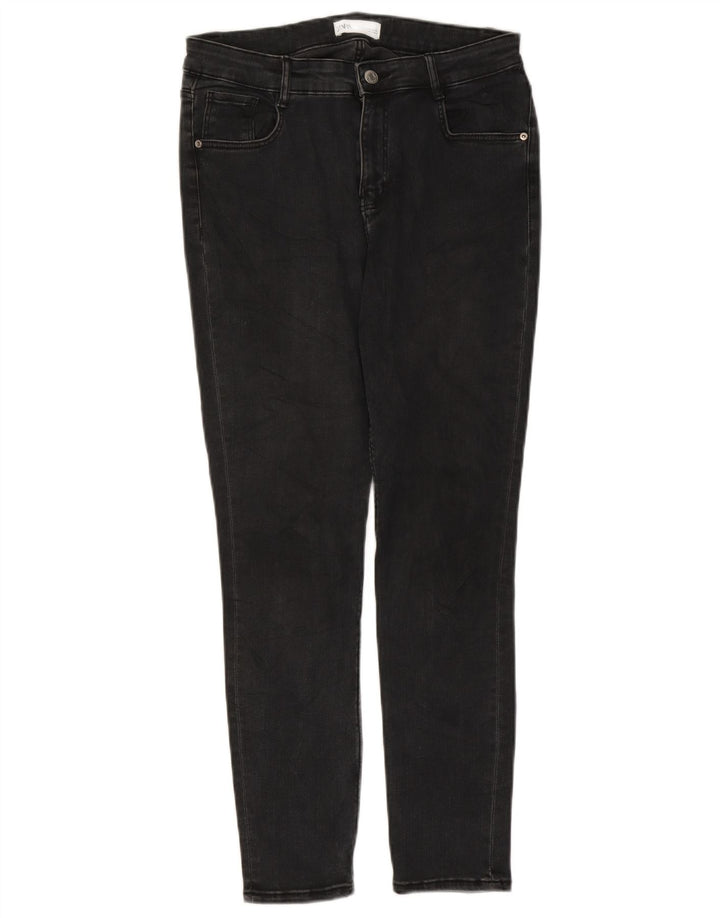 Zara Jean Slim Femme EU 42 Large W32 L26 Noir