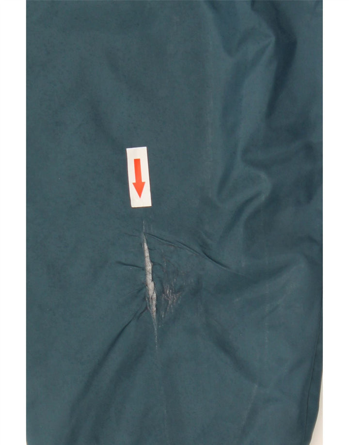 Vans Veste coupe-vent à capuche pour homme UK 36 Small Bleu Colorblock Nylon