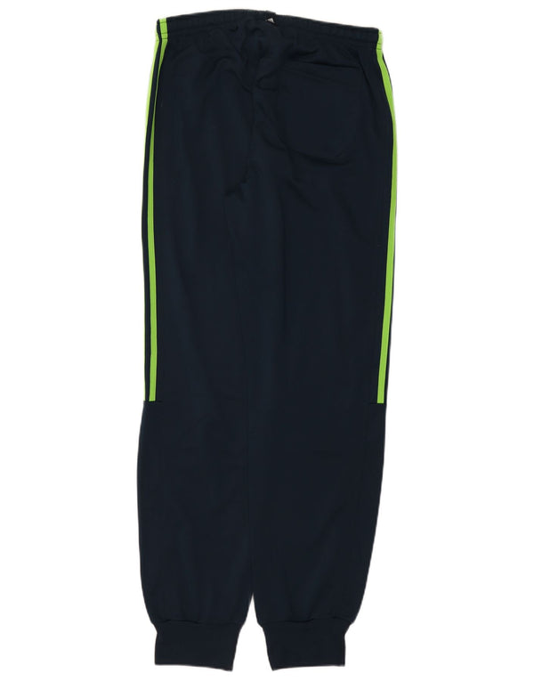 Adidas Pantalon de survêtement pour homme UK 38/40 Bleu marine moyen Polyester