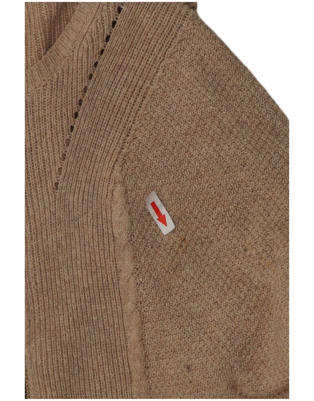 Marks & Spencer Pull cardigan long surdimensionné pour femme UK 8 Small Beige