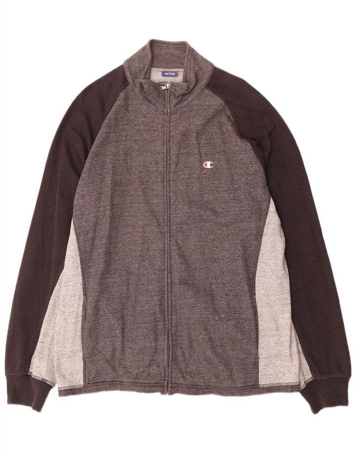 Champion Veste de survêtement pour homme 2XL Gris Colourblock