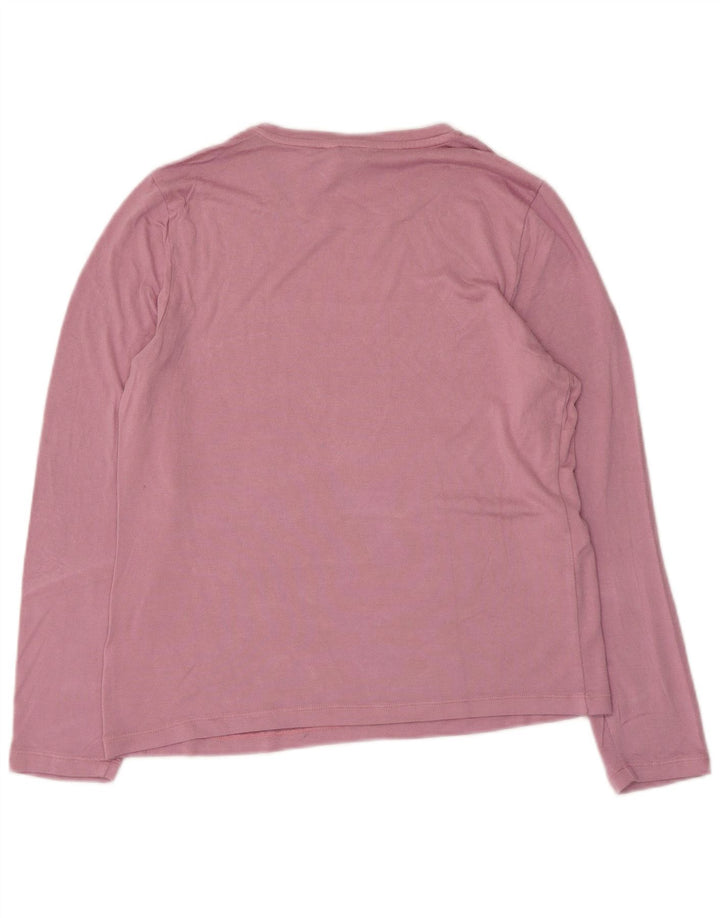 Marks & Spencer Haut à manches longues pour femme UK 16 Large Rose Viscose
