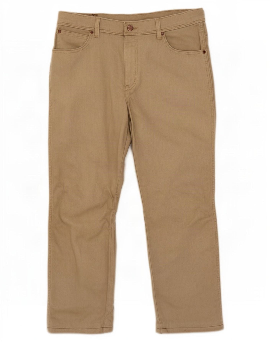 Wrangler Jean court homme W36 L25 coton beige