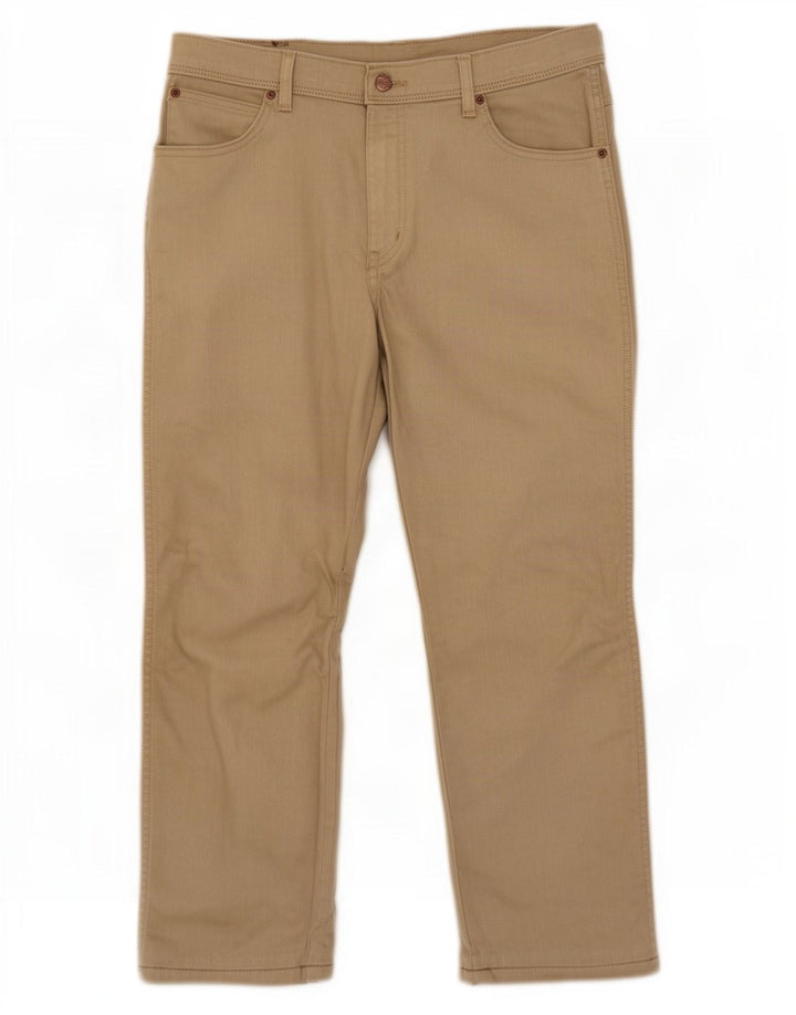 Wrangler Jean court homme W36 L25 coton beige
