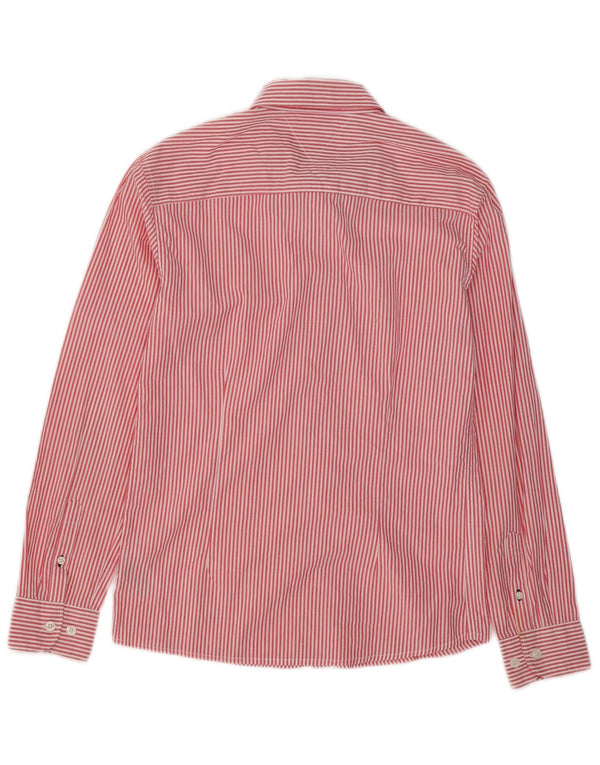 Tommy Hilfiger Chemise garçon 13-14 ans Rouge à fines rayures en coton