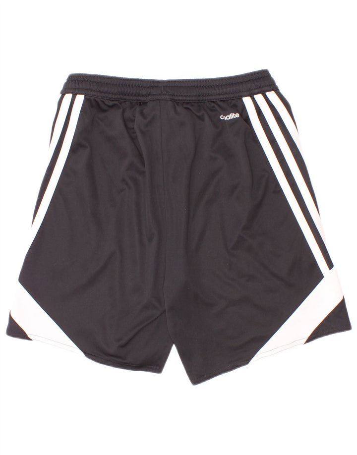 Adidas Short de Sport Garçon 9-10 Ans Polyester Colorblock Noir Moyen