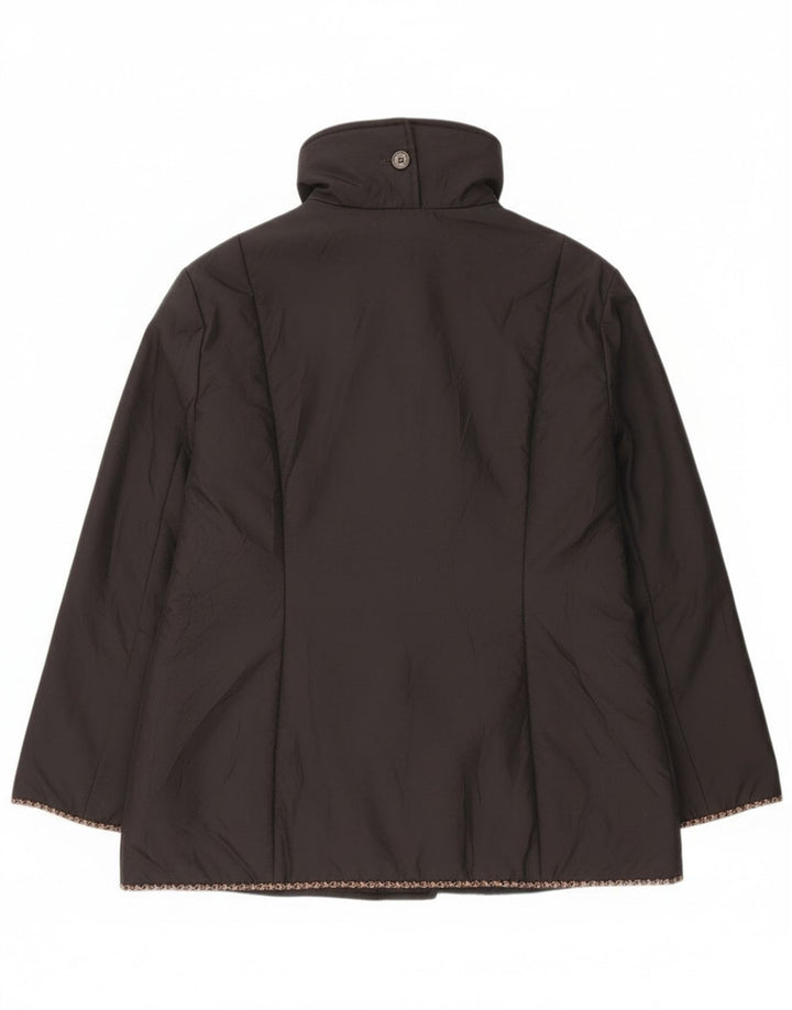 Veste coupe-vent femme vintage IT 48 XL Polyester Noir