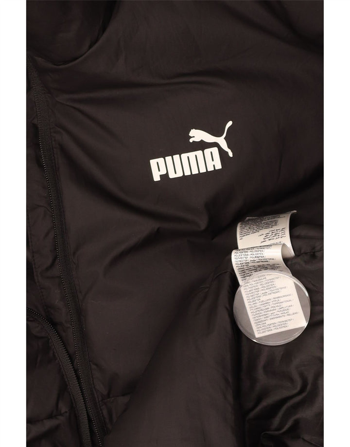 PUMA Veste matelassée homme UK 42 XL Noir Polyester