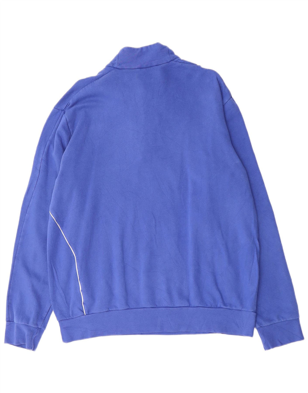 ADIDAS Sweat-shirt à col zippé pour homme UK 48/50 XL Bleu