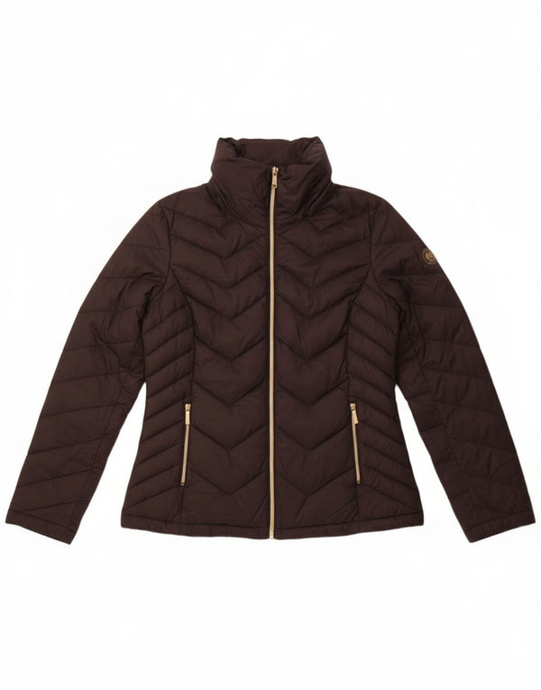 Michael Kors Veste rembourrée pour femme UK 14 Medium Black Nylon