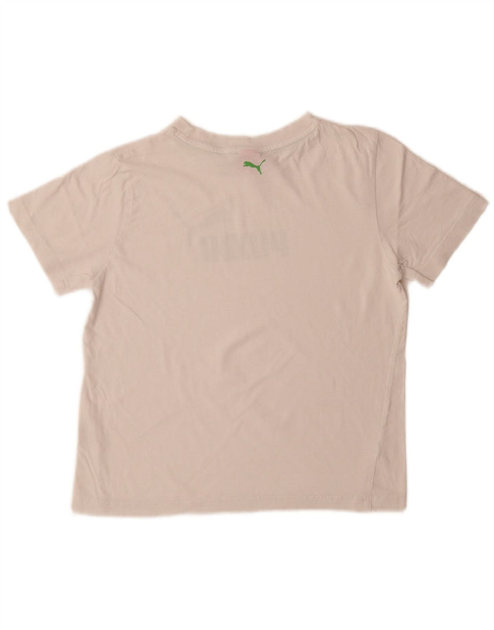 Puma T-Shirt Graphique Garçon 11-12 ans Blanc