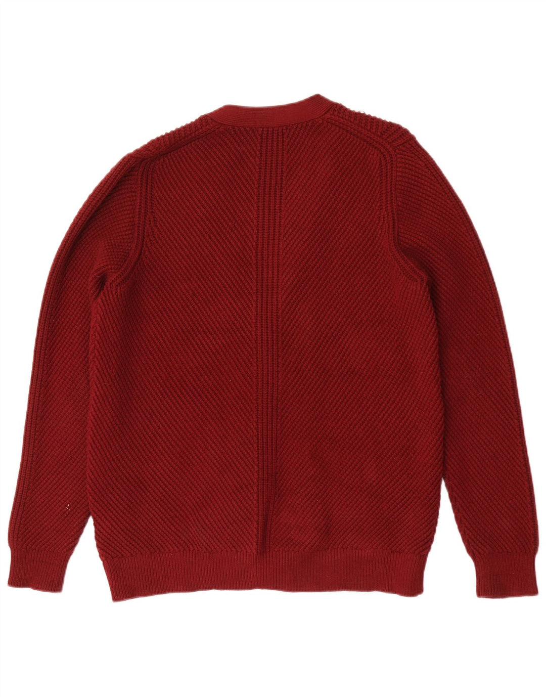 Marks & Spencer Pull cardigan autographe pour femme UK 12 Viscose rouge moyen
