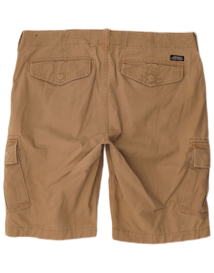 Superdry Short Cargo W36 Large Beige Coton Homme