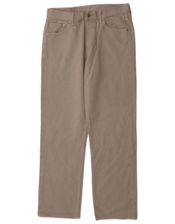 Carrera Pantalon décontracté droit pour homme IT 46 Small W31 L30 Gris Coton