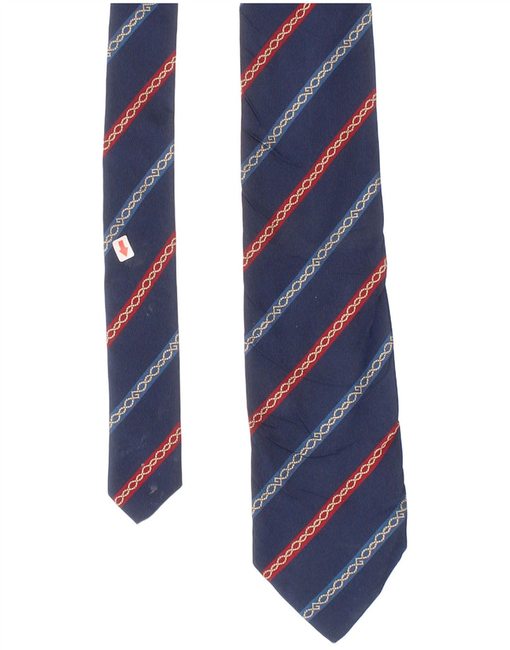 Givenchy Cravate Homme Taille Unique Bleu Rayé Soie Classique