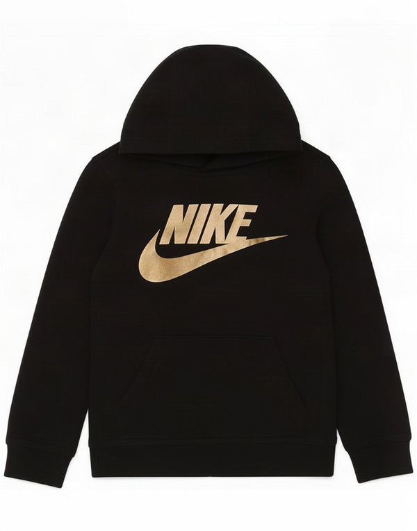 Nike Boys Graphic Hoodie Jumper 4-5 ans Noir Coton
