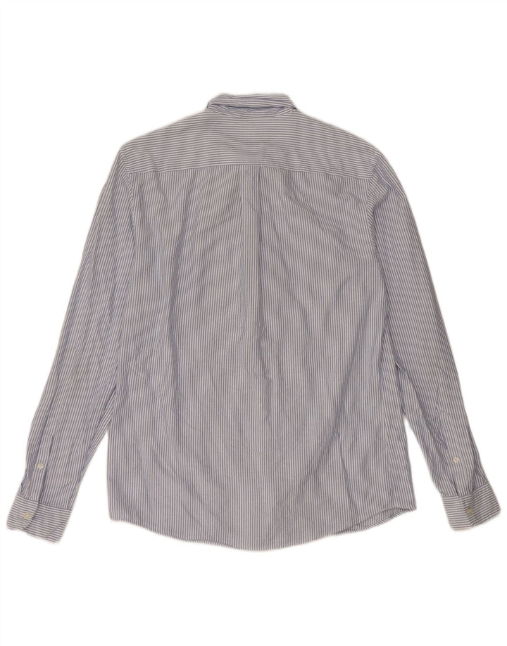 Reiss Chemise Homme Large Bleu Rayure Coton