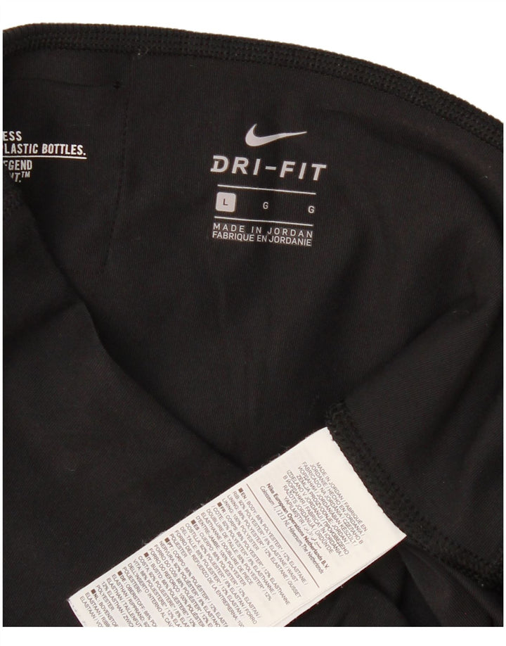 Legging Nike Dri Fit pour femme UK 14 Large Noir Polyester