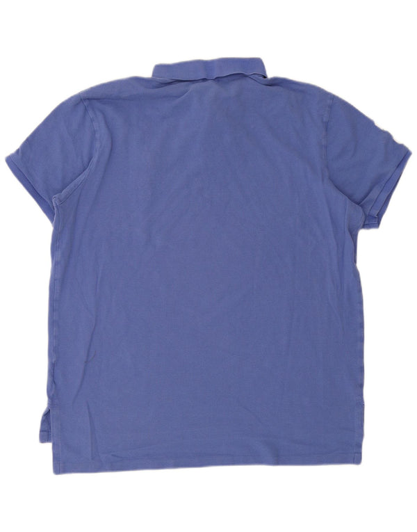 Polo Ralph Lauren Chemise graphique personnalisée XL en coton bleu pour homme