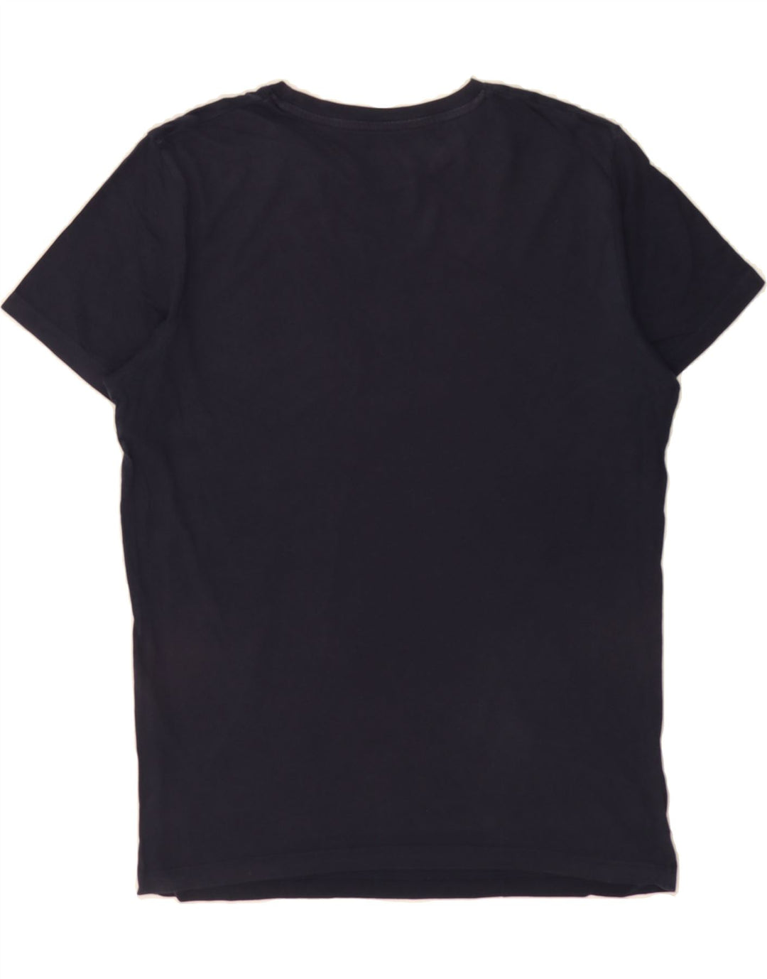 JACK & JONES Mens Graphic T-Shirt Top Medium Navy Blue Cotton Vintage Jack & Jones and Second-Hand Jack & Jones from Messina Hembry 
