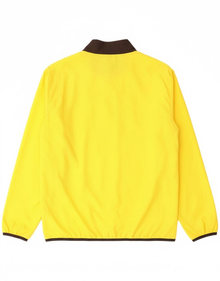Puma Veste de Survêtement Homme Jaune Moyen Polyester Colorblock
