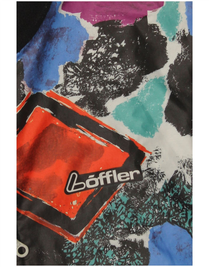 Loffler Veste polaire pour homme UK 38 Medium Noir Géométrique