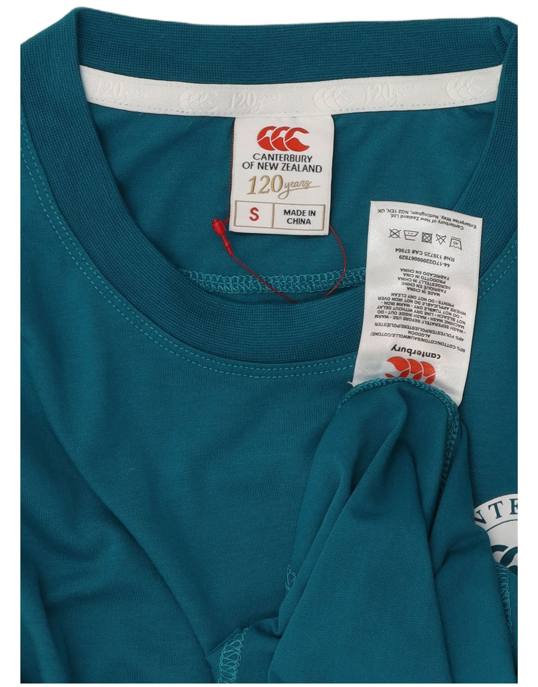CANTERBURY T-Shirt Homme Petit Bleu Coton