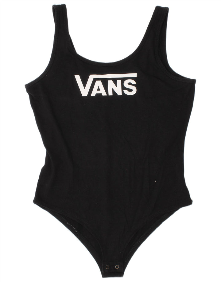 Vans Maillot de bain graphique en coton noir moyen pour femme
