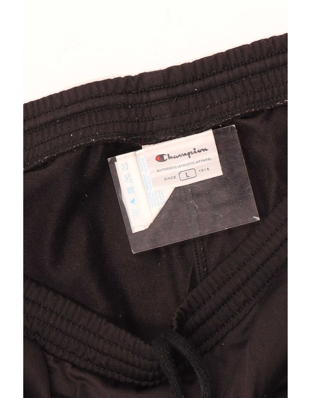 Champion Pantalon de Survêtement Graphique Homme Large Noir Polyester Colorblock