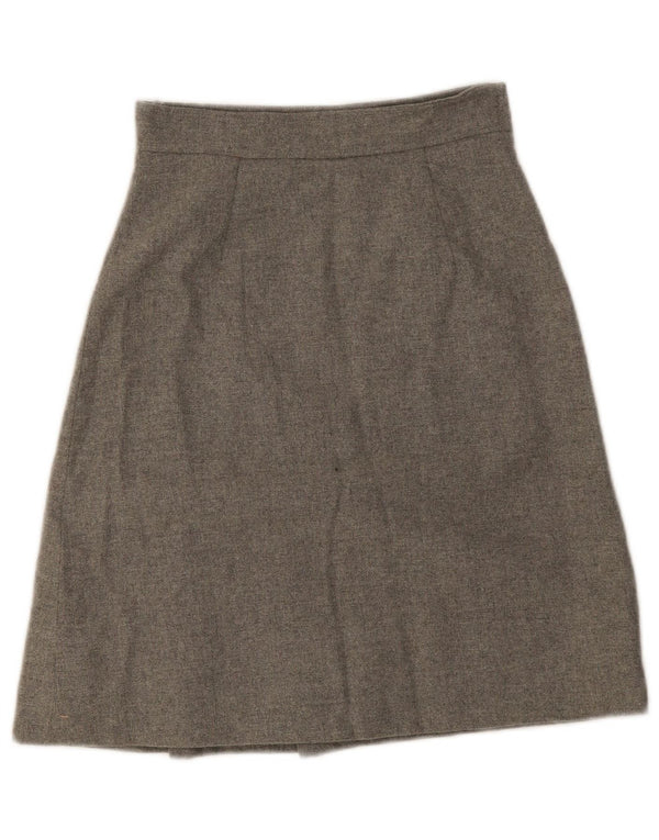 Jupe trapèze femme vintage W24 XS Gris