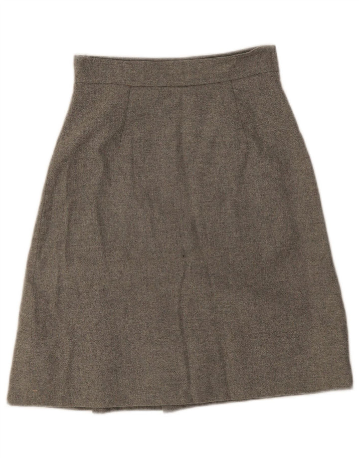 Jupe trapèze femme vintage W24 XS Gris