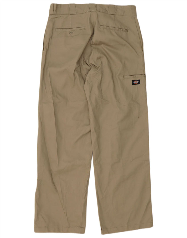 DICKIES Pantalon cargo coupe ample pour homme W32 L32 Beige Polyester