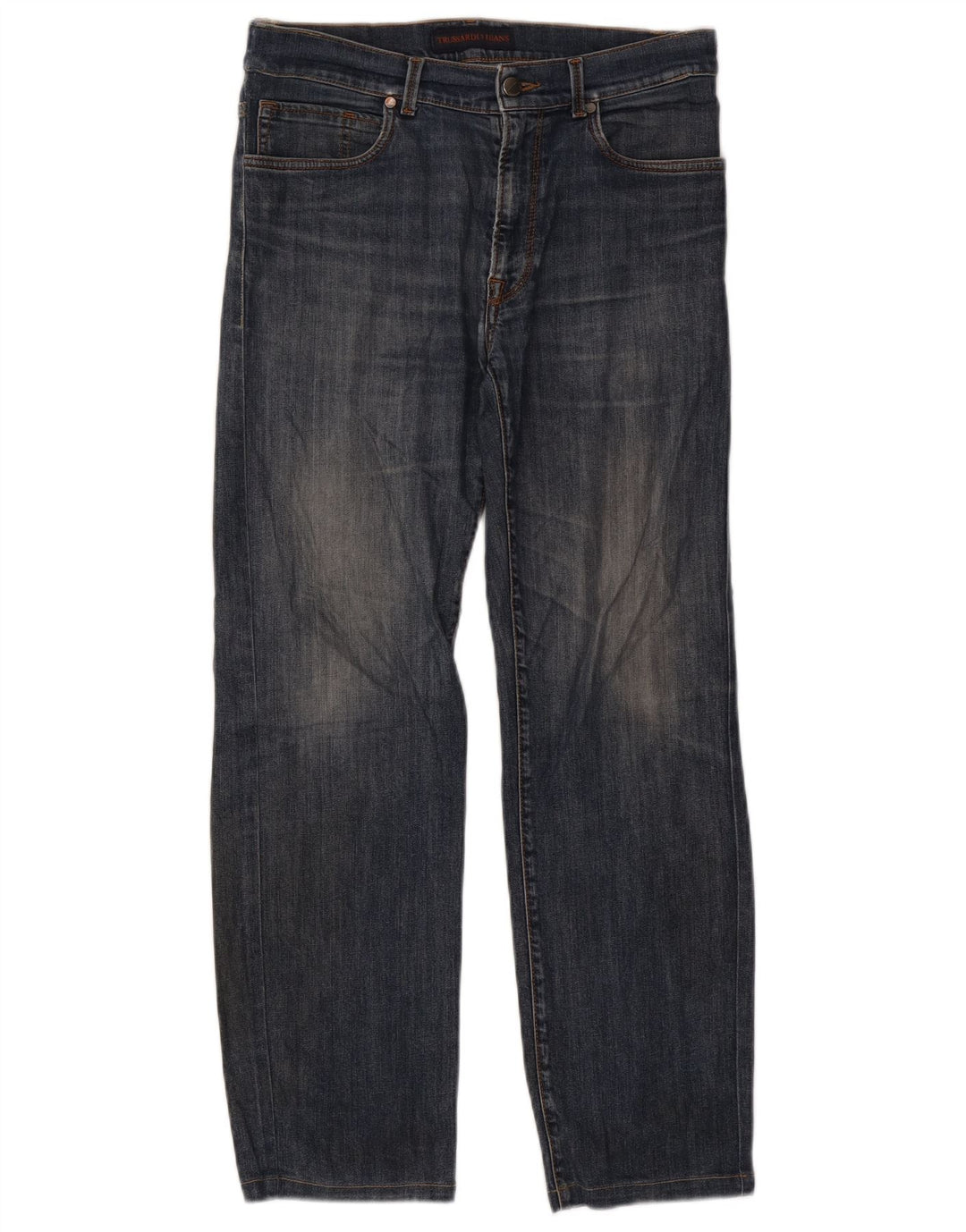 Trussardi Jean Droit W32 L28 Bleu Homme