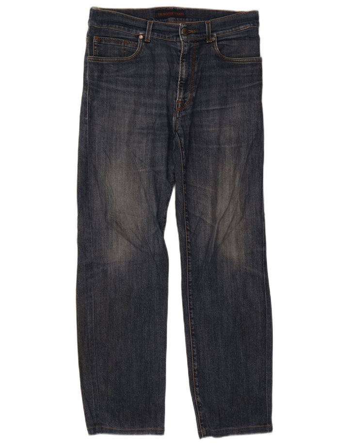 Trussardi Jean Droit W32 L28 Bleu Homme