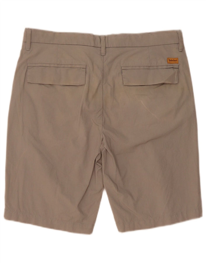 TIMBERLAND Short Chino Homme W33 Gris Moyen Coton