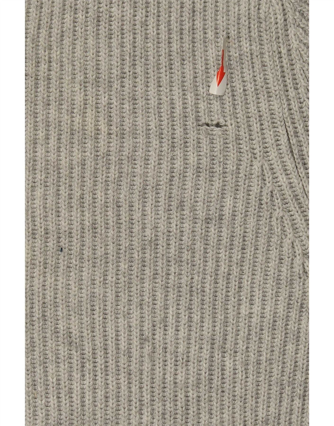 Zara Pull à col rond pour homme Gris moyen Polyester