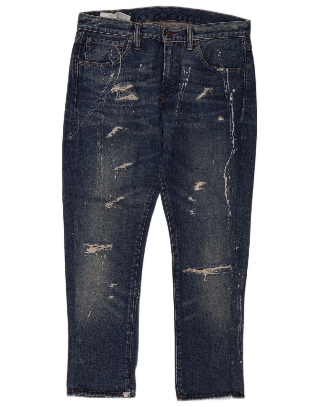 Levi's Jean Slim 527 Distressed Femme W32 L28 Bleu Coton