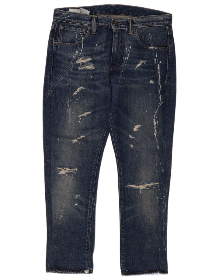 Levi's Jean Slim 527 Distressed Femme W32 L28 Bleu Coton