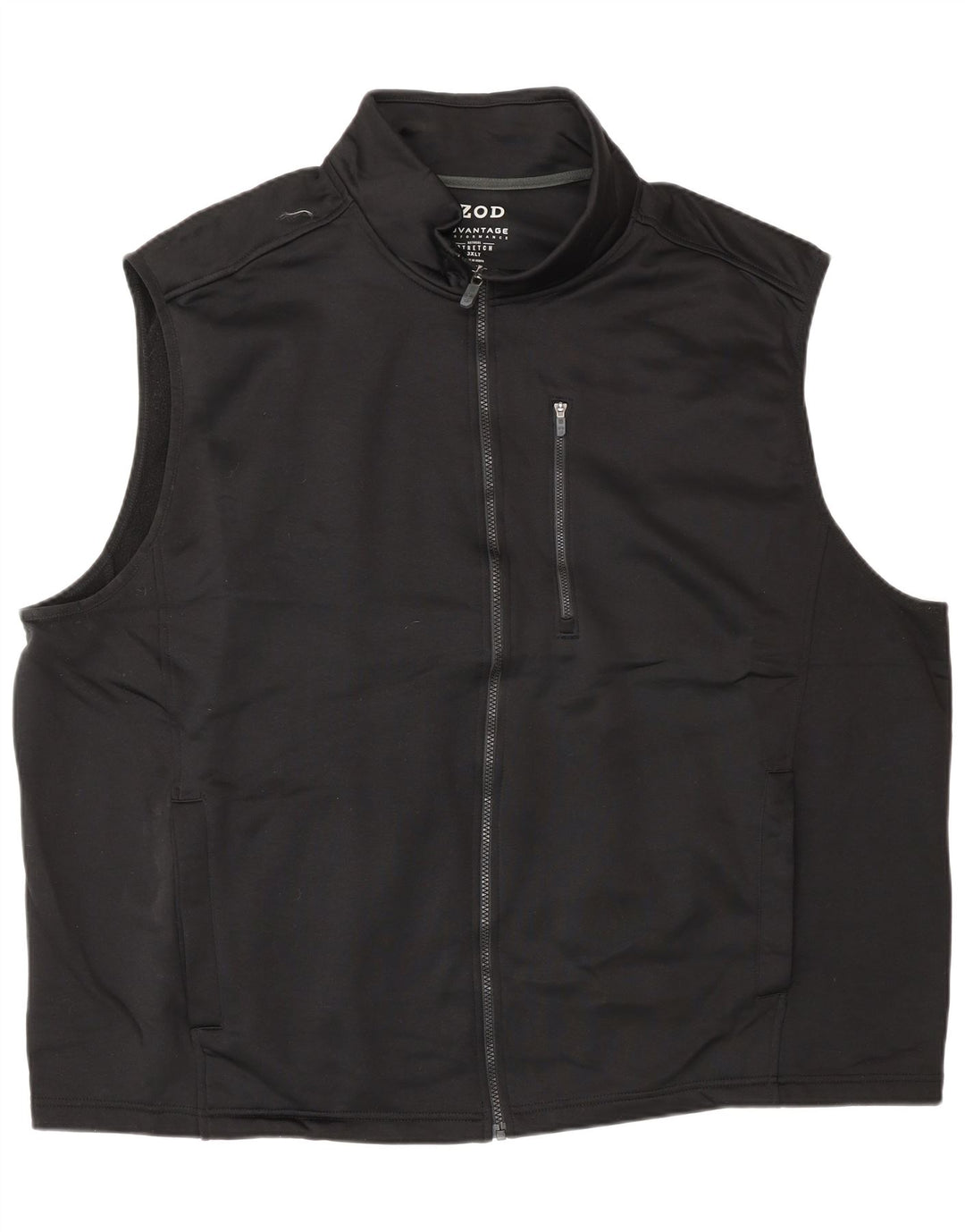 Izod Veste de survêtement sans manches pour homme 3XL Noir Polyester