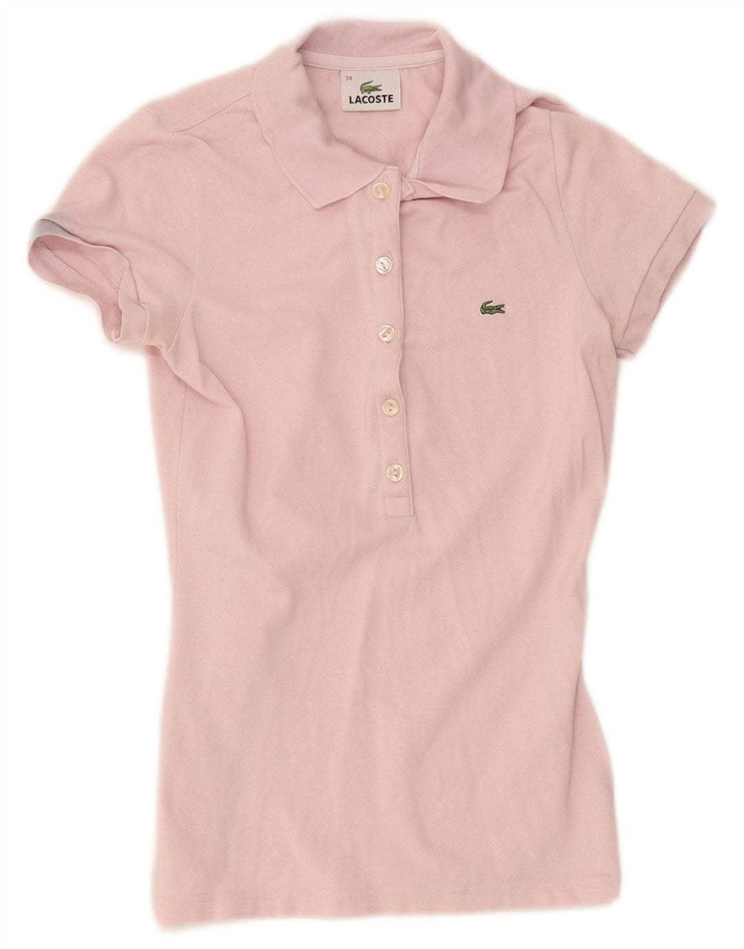Lacoste Polo Femme Taille 34 Petit Coton Rose
