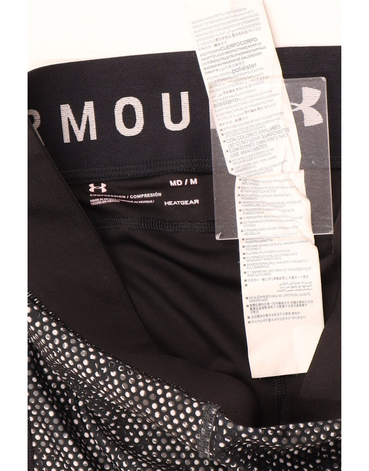 Under Armour Legging Heat Gear Femme UK 44 Noir Moyen Polyester