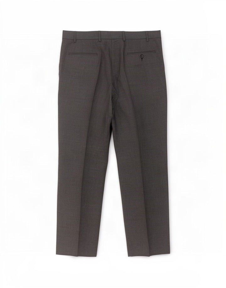 Marks & Spencer Pantalon de Costume Droit Homme W38 L31 Bleu Polyester